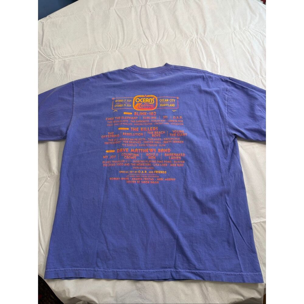 Oceans Calling Festival Ocean City Maryland 2024 Purple T Shirt Size XL - Picture 6 of 8